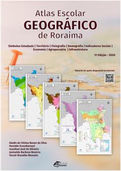 Capa do livro "Atlas Escolar Geográfico de Roraima"